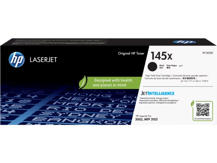 HP 145X Noir d’origine (W1450X)