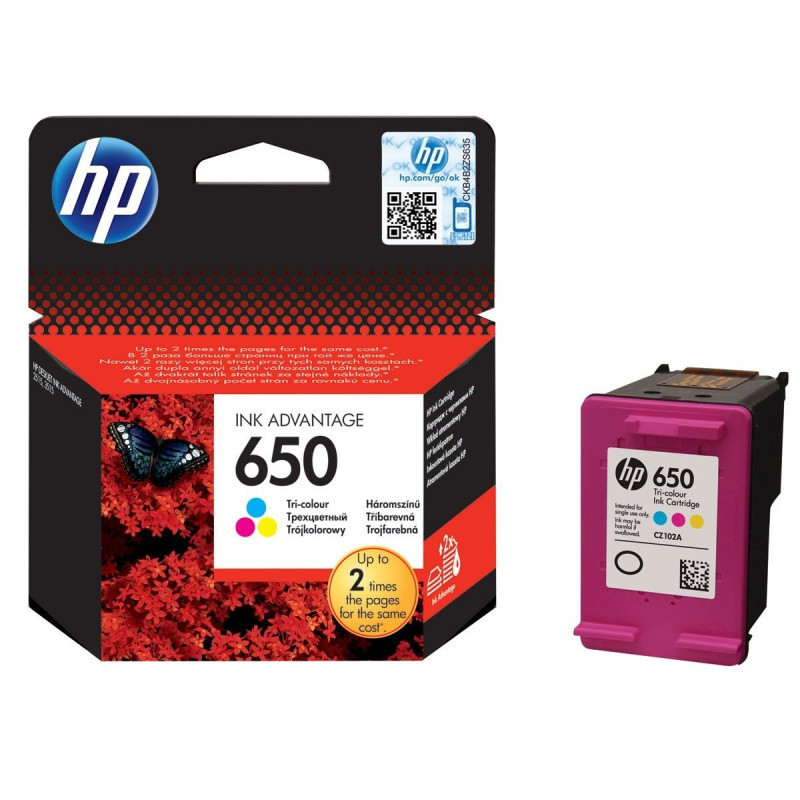 HP 650 3 Couleurs