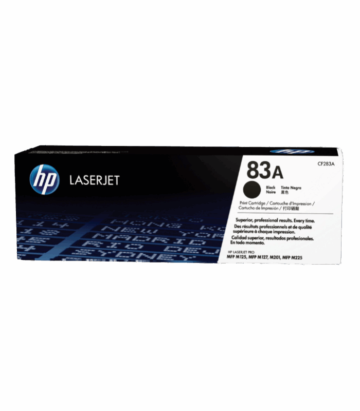 HP 83A Noir – Toner HP LaserJet d'origine (CF283A)