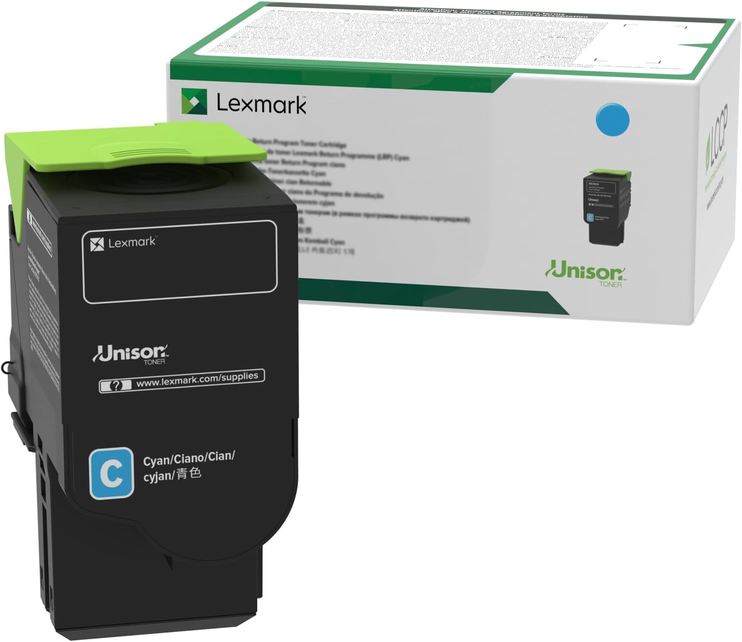 Lexmark 78C50C0 Toner Cyan Original