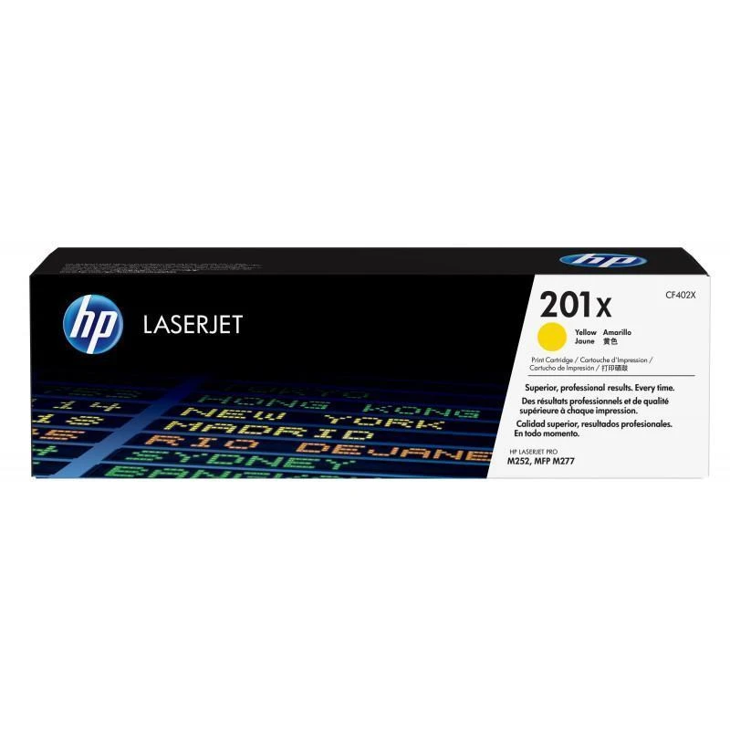 Toner HP 201X Jaune Original (CF402X)