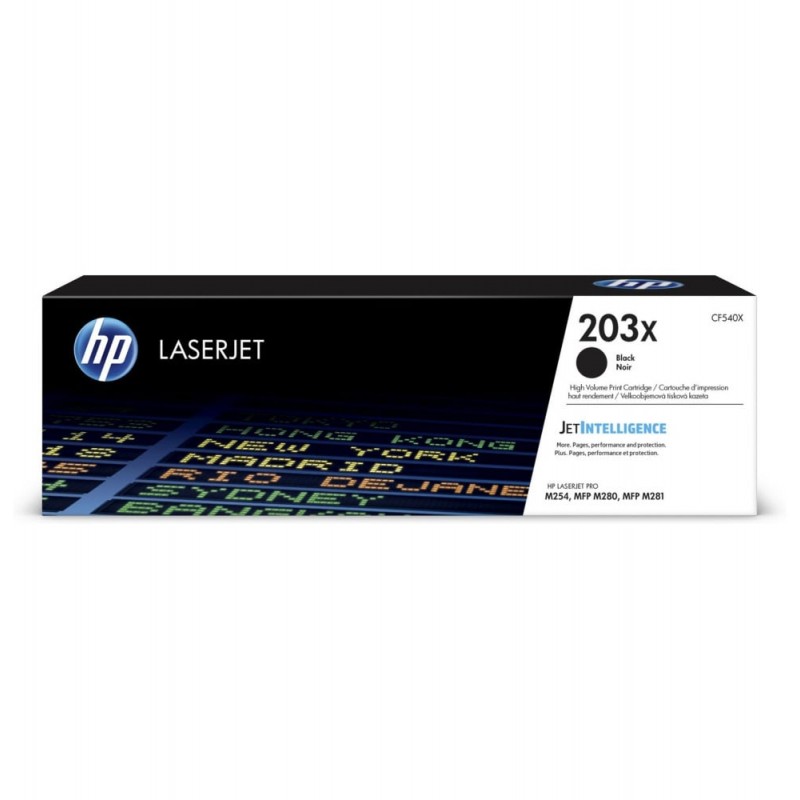 HP 203X toner LaserJet grande capacité black authentique